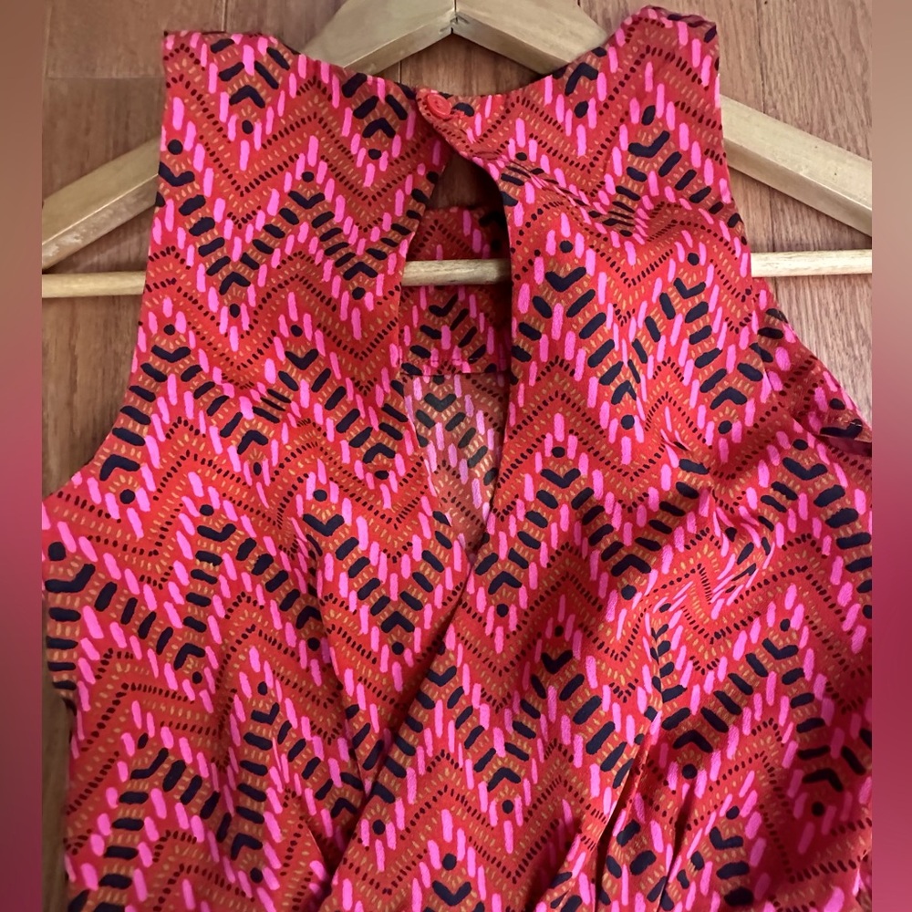Jack Patterned Red Dress - Picture 7 of 7